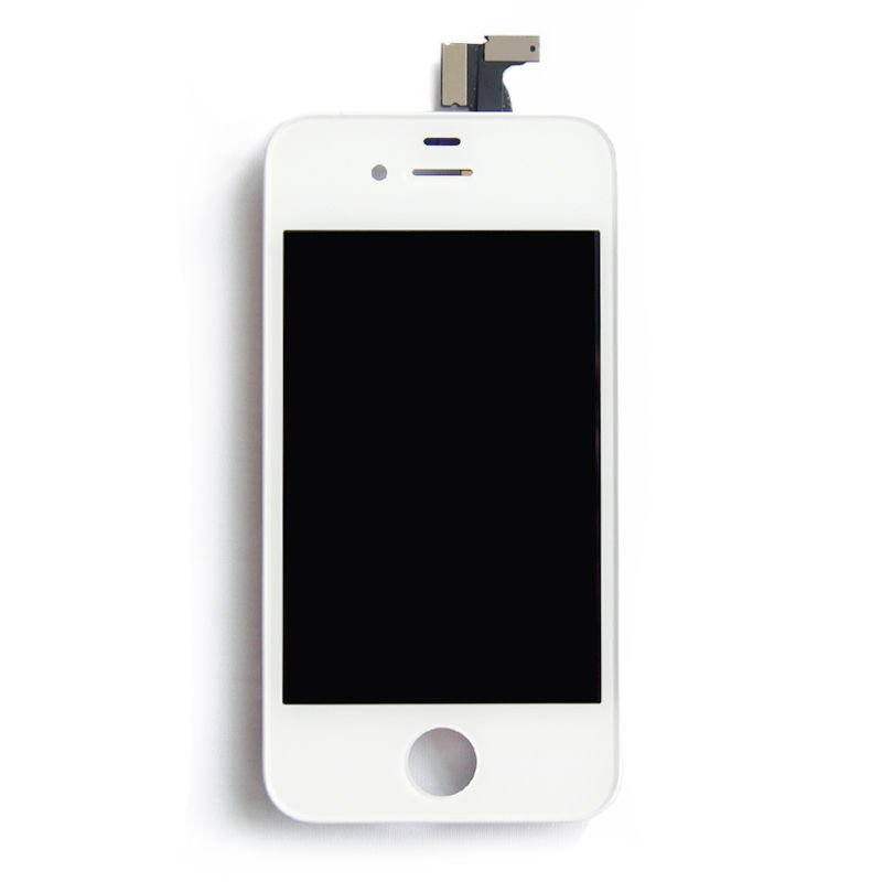 Оригинальный дисплей iPhone 4S белый (LCD экран, тачскрин, стекло в сборе)