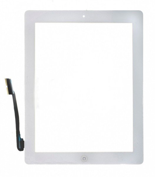 Сенсор (Touch screen) iPad 3/ iPad 4 белый полный комплект high copy