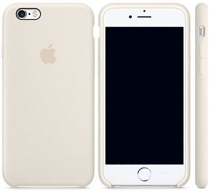 Чехол Apple Silicone Case iPhone 6, iPhone 6S Antique White_HC