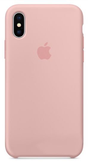 Чехол Apple Silicone Case iPhone X Light Pink_HC