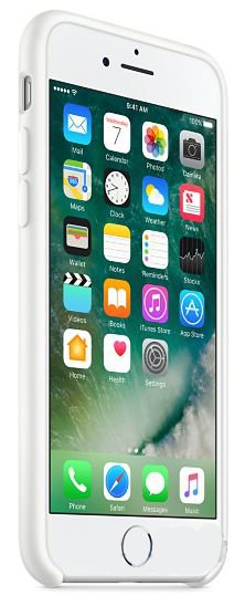 Чехол Apple Silicone Case iPhone 7, iPhone 8 White (MMWF2)