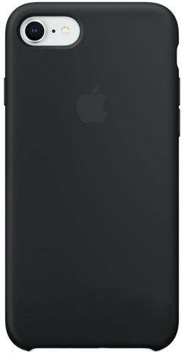 Чехол Apple Silicone Case iPhone 7, iPhone 8 Black (MQGK2)