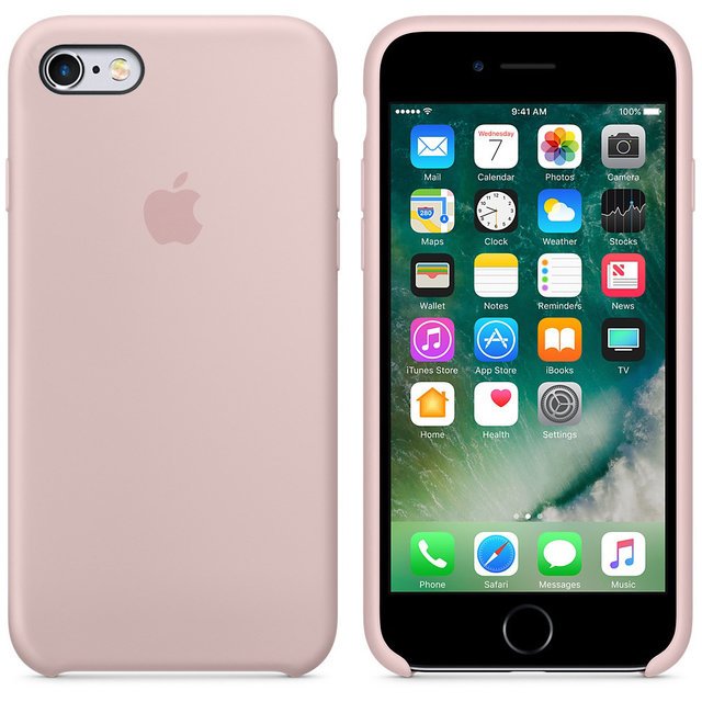 Чехол Apple Silicone Case Apple iPhone 6, iPhone 6S Pink Sand_HC