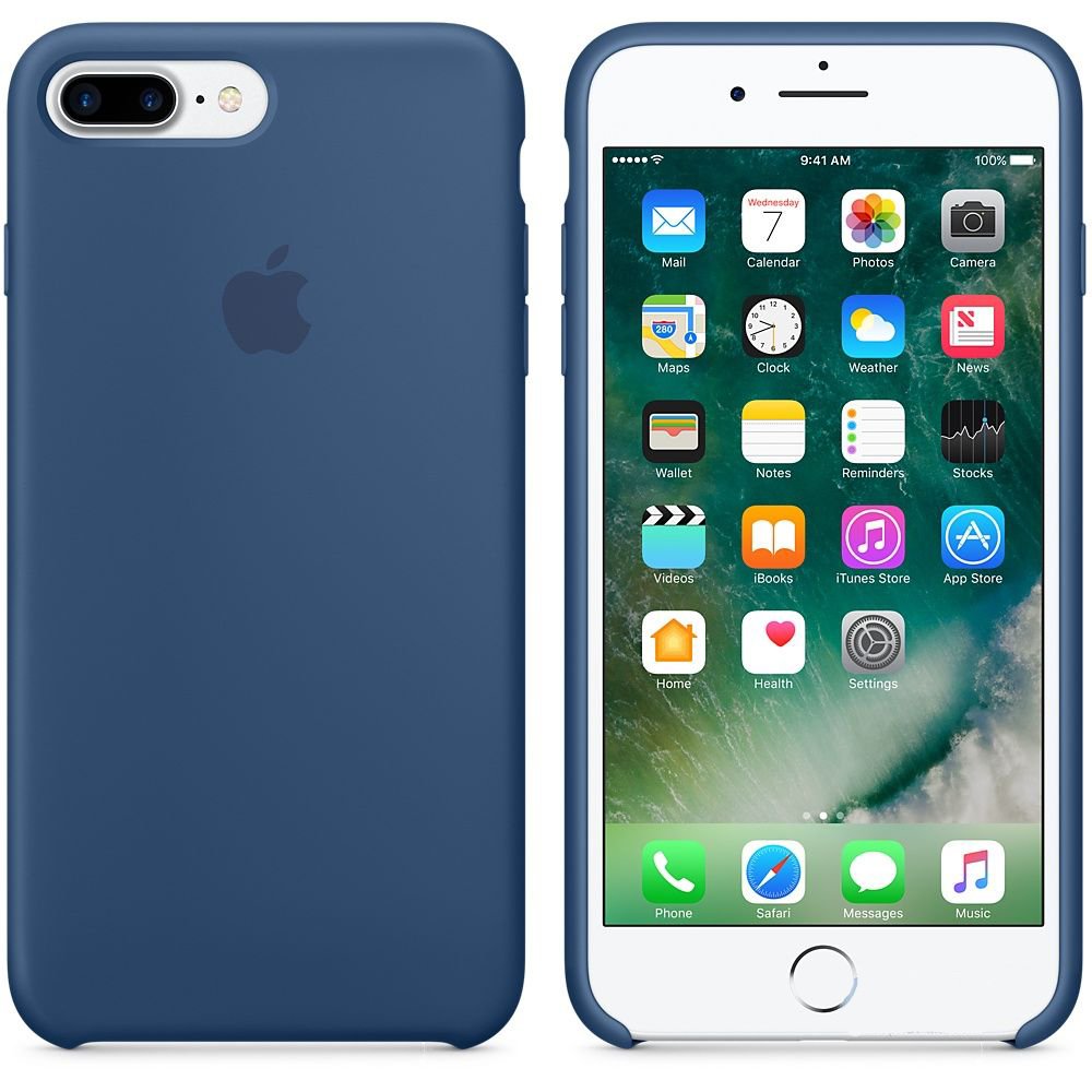 Чехол Apple Silicone Case iPhone 7 Plus Ocean Blue (MMQX2)