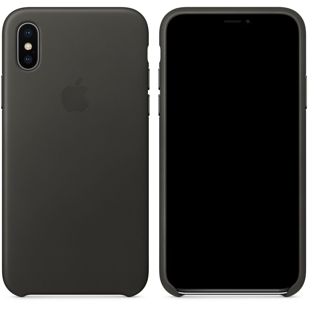 Чехол Apple Silicone Case iPhone X Charcoal Gray_HC