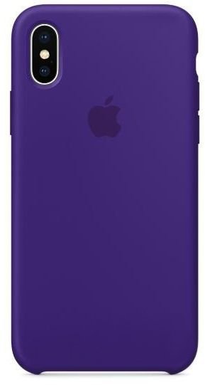 Чехол Apple Silicone Case iPhone X Ultra Violet (MQT72)