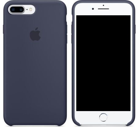 Чехол Apple Silicone Case iPhone 7 Plus, iPhone 8 Plus Midnight Blue (MMQU2)