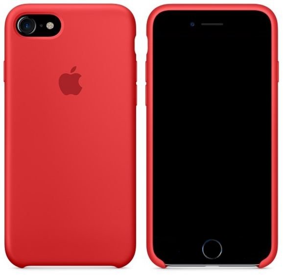 Чехол Apple Silicone Case iPhone 7, iPhone 8 PRODUCT RED (MMWN2)