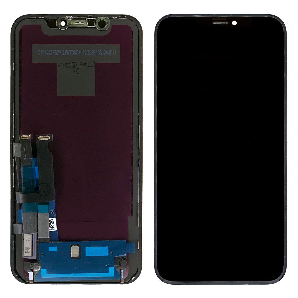 Дисплей iPhone XR черный (LCD экран, тачскрин, стекло в сборе) OLED